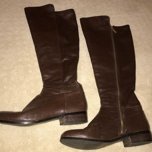 Michael Kors Brown Leather Boots